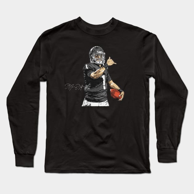 Marcus Mariota Atlanta Aloha Long Sleeve T-Shirt by MASTER_SHAOLIN